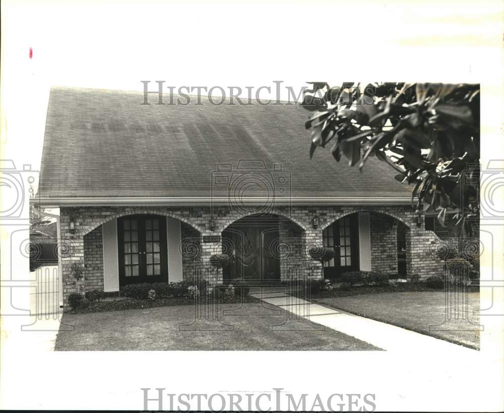 1988 Press Photo Housing - House located at 4424 Kawanee in Metairie - Historic Images