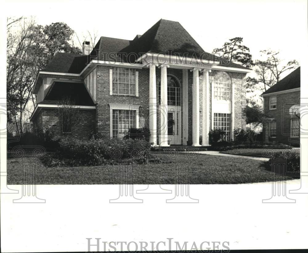 1987 Press Photo Housing - House located at 18 Lakewood Estates Drive in Algiers - Historic Images