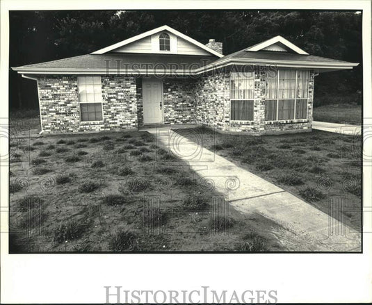 1987 Press Photo Housing - House at 2805 S. Lake Boulvard in Poydras, Louisiana - Historic Images