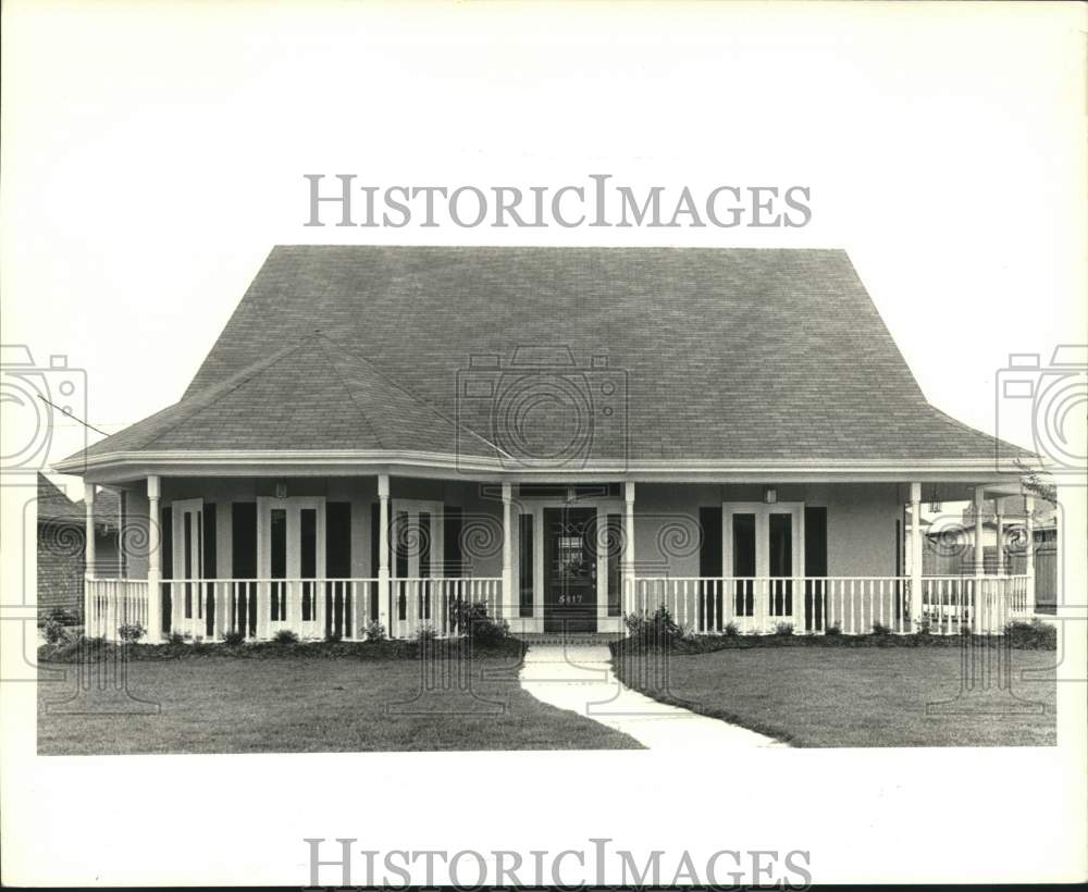 1987 Press Photo Housing - House at 5417 Cocos Plumosas Drive in Metairie - Historic Images