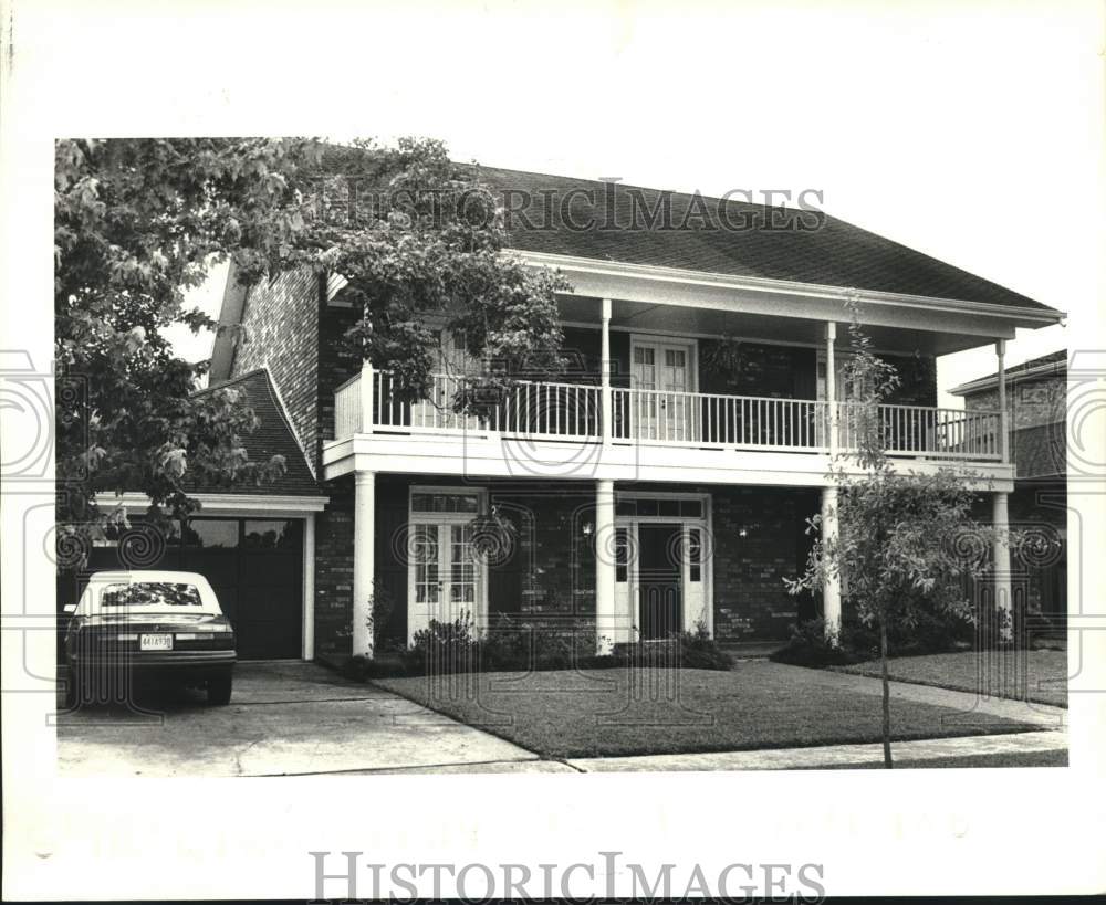 1987 Press Photo Housing - House located at 7216 Stoneleigh in Harahan - Historic Images