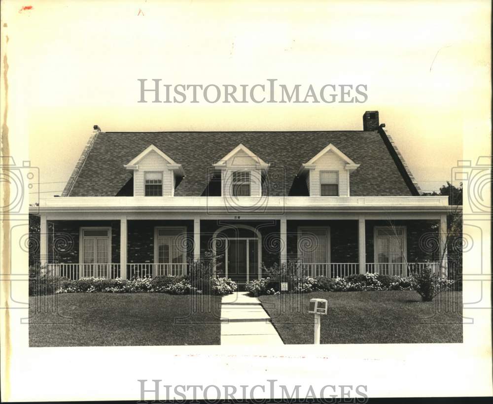 1987 Press Photo Housing - House located at #36 Mesa Street in Kenner - Historic Images