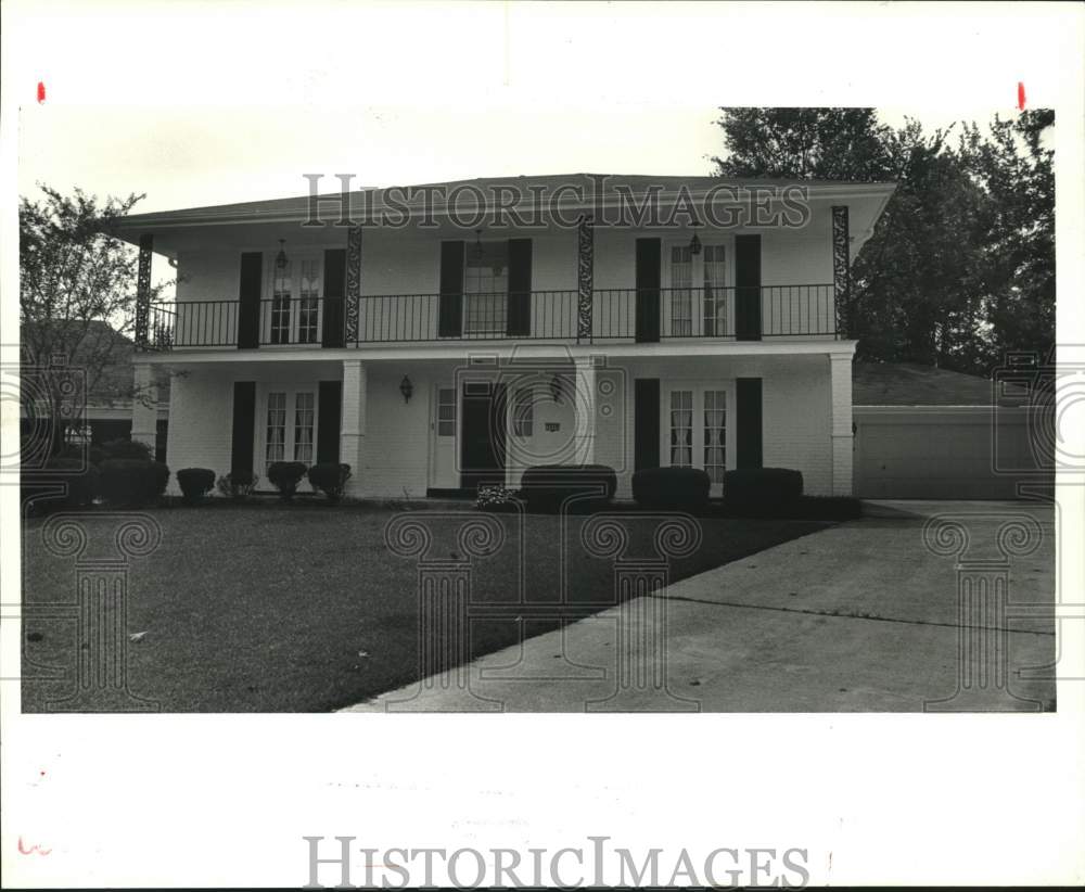 1987 Press Photo Housing- House located at 3949 Mimosa Drive in Algiers - Historic Images