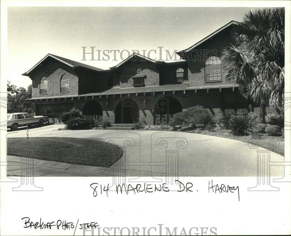 1987 Press Photo Housing - 814 Marlene Drive - Historic Images