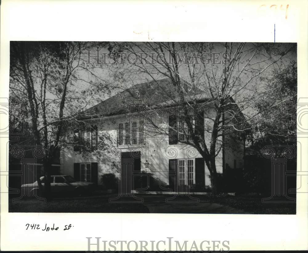 1988 Press Photo Housing - 7412 Jade St. - Historic Images