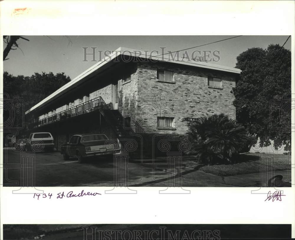 1987 Press Photo Housing - House located at 1434 St. Andrew Street - Historic Images