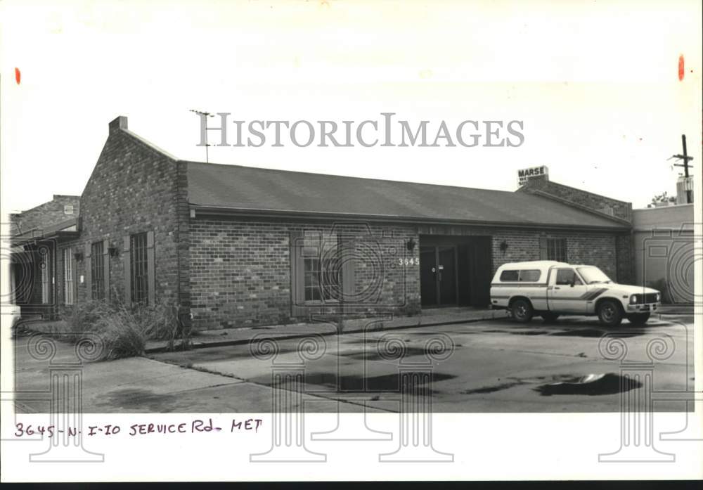 1987 Press Photo Housing - House at 3645 N. I-10 Service Road in Metairie - Historic Images