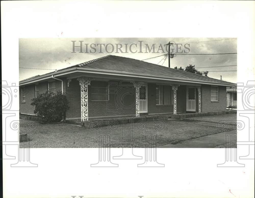 1987 Press Photo Sold property at 316 Fawn Drive, Arabi - Historic Images