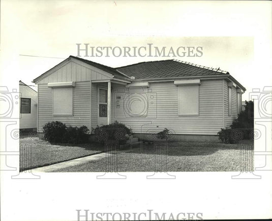 1987 Press Photo Sold property at 1314 Center St., Arabi, Louisiana - nob38392 - Historic Images
