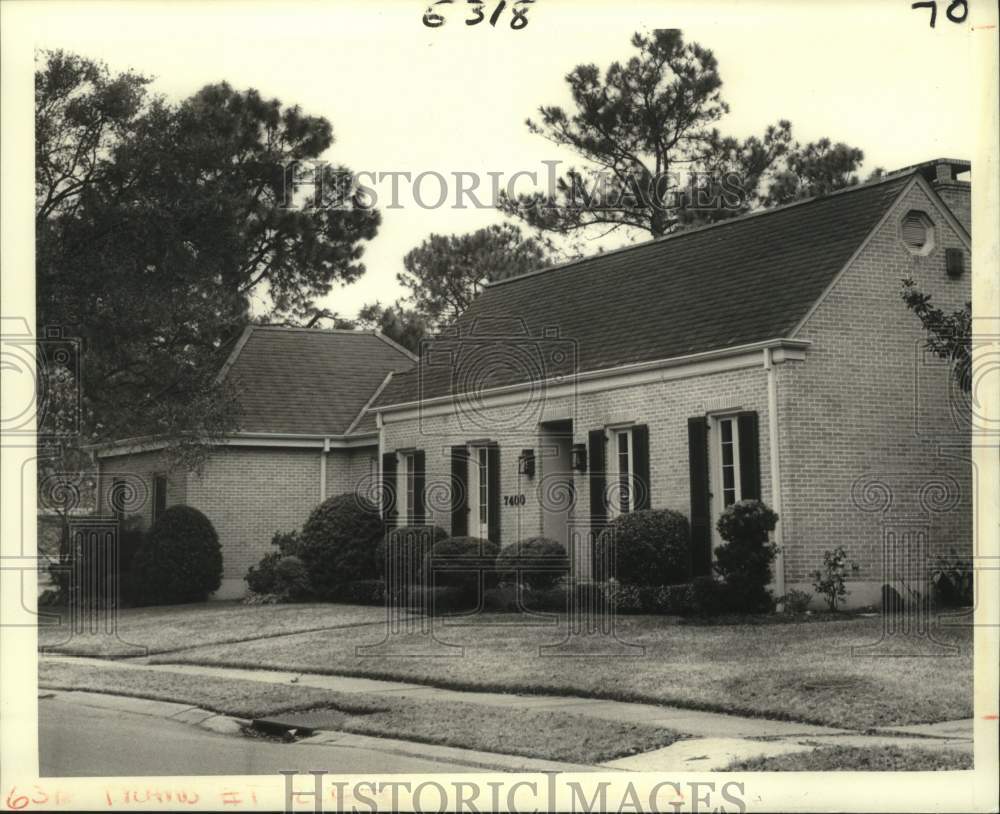 1982 Press Photo Residence at 7400 Marconi Drive in New Orleans - nob38451 - Historic Images