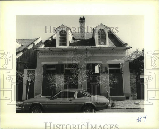 1991 Press Photo Property at 1112-1114 Burgundy Street, French Quarter - Historic Images