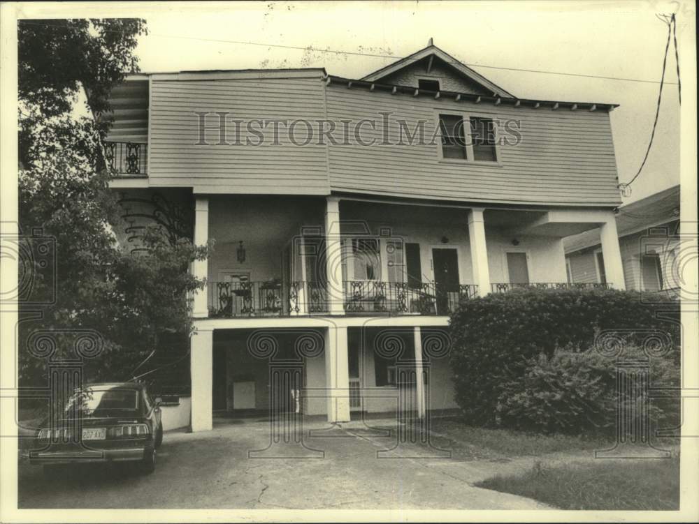 1980 Press Photo Home at 3328 Napoleon Avenue in Uptown New Orleans - nob38470 - Historic Images