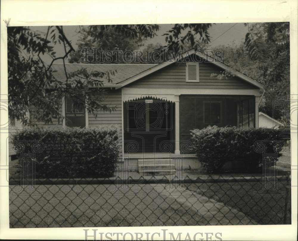 1980 Press Photo Exterior view of one-story vinyl house - nob38474 - Historic Images