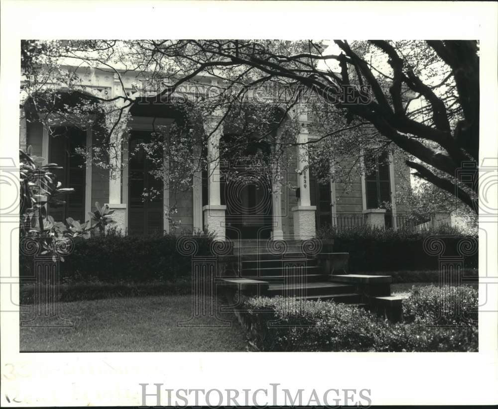 1987 Press Photo New Orleans Housing - House at 2630 Bell Street - Historic Images