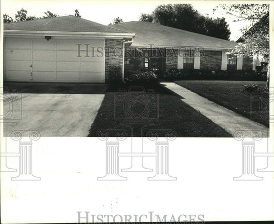1987 Press Photo New Orleans Housing - House at