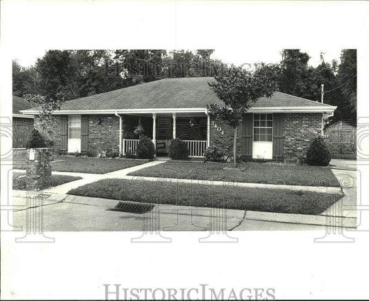 1987 Press Photo New Orleans Housing - Home at 3404 Meraux Lane in Meraux - Historic Images