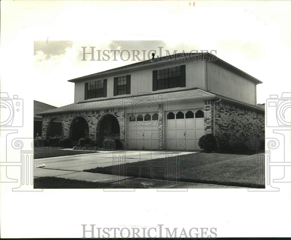 1987 Press Photo New Orleans Housing - House at 2444 Park Lane in Terrytown - Historic Images