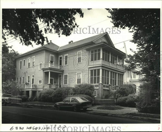 1986 Press Photo New Orleans Housing - Apartment at Exposition Blvd & Magazine - Historic Images