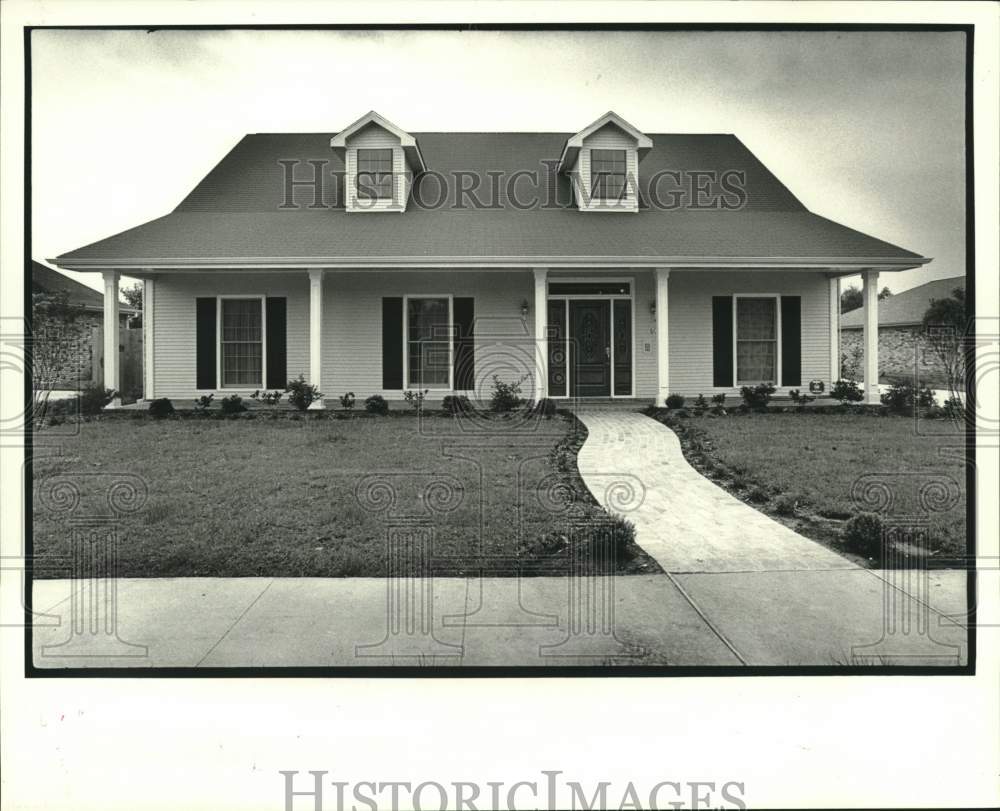 1986 Press Photo New Orleans Housing - House at 16 Glacier Street - Historic Images