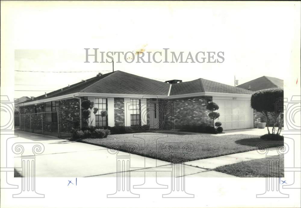 1988 Press Photo New Orleans Housing - House at 2717 DeBouchel Blvd., Metairie - Historic Images