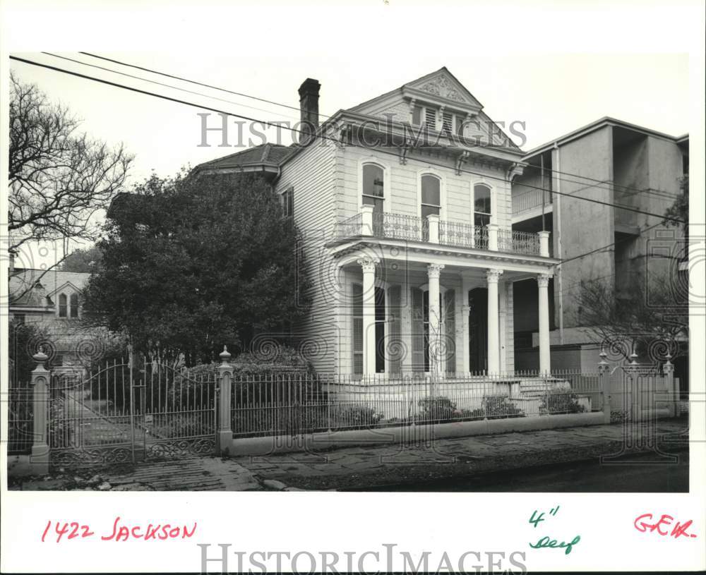 1988 Sold property at 1422 Jackson Avenue to Cedric Martin - Historic Images