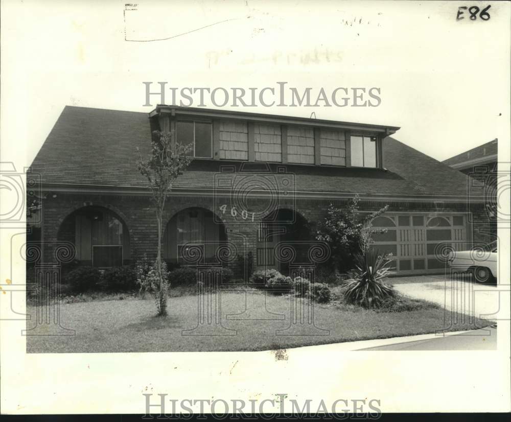 1982 Residence at 4601 Marseilles Place in Metairie - Historic Images