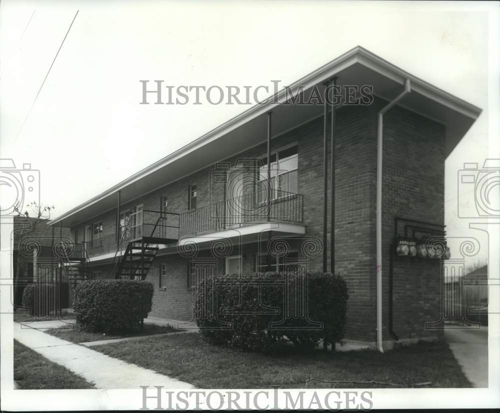 1969 New Orleans Housing Authority 610 Lesseps Street Development - Historic Images