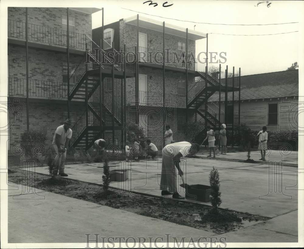 1970 The LeBoeuf site of the Housing Authority of New Orleans - Historic Images