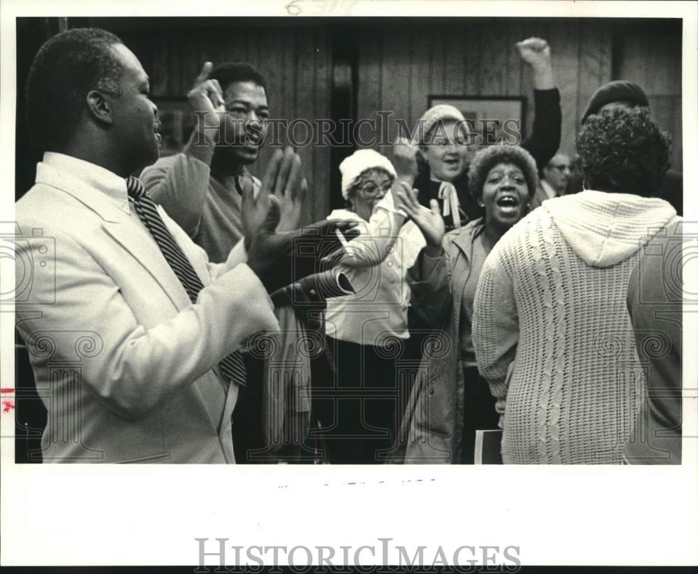 1986 Resident Protests at Housing Authority of New Orleans Meeting - Historic Images