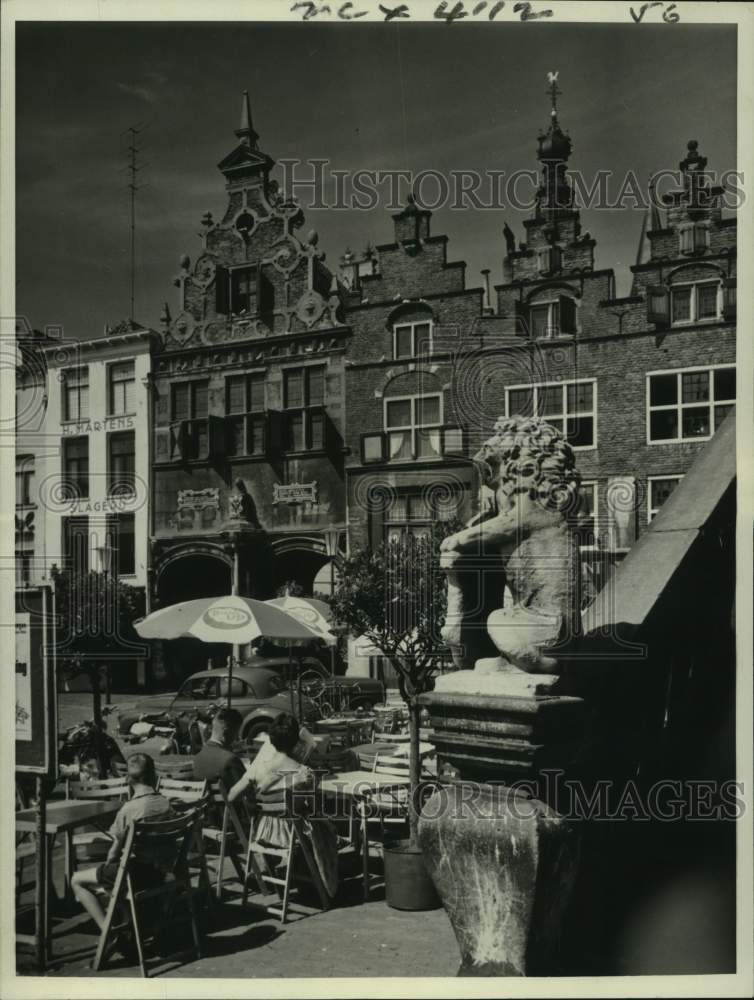 1966 Outdoor Cafes in the town of Nijmegen at Holland - Historic Images