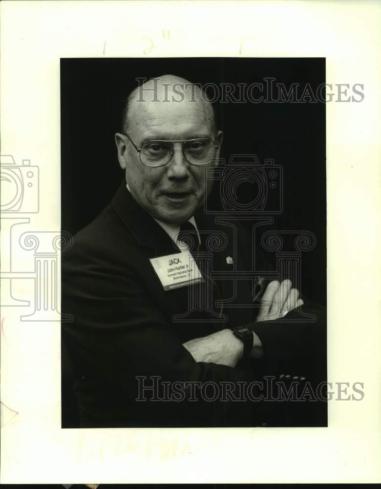 1985 Jack Hunter Jr., President and CEO of Vermont National Bank - Historic Images