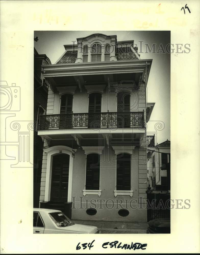 1979 Property on 634 Esplanade - Historic Images