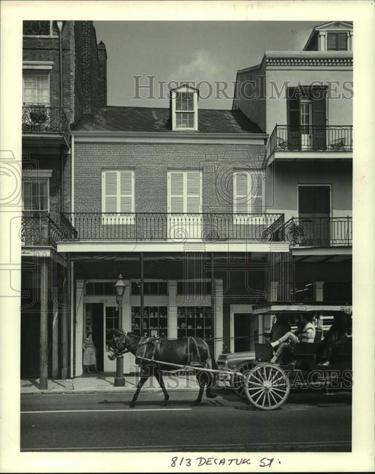 1985 Building on 813 Decatur Street- Housing- Orleans Sold Home - Historic Images