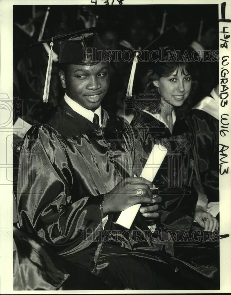 1984 Karl Hill, recipient of John St. Pierre Memorial Scholarship - Historic Images