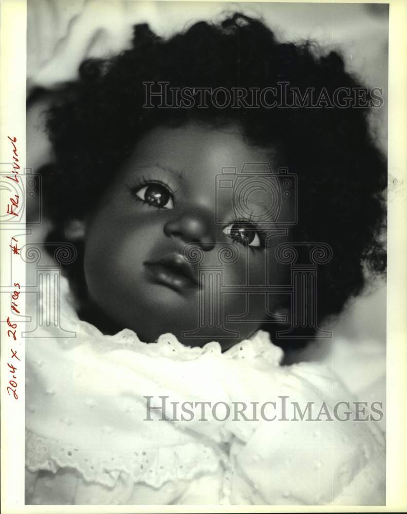 1990 Doll made by German doll maker Annette Himstedt - Historic Images