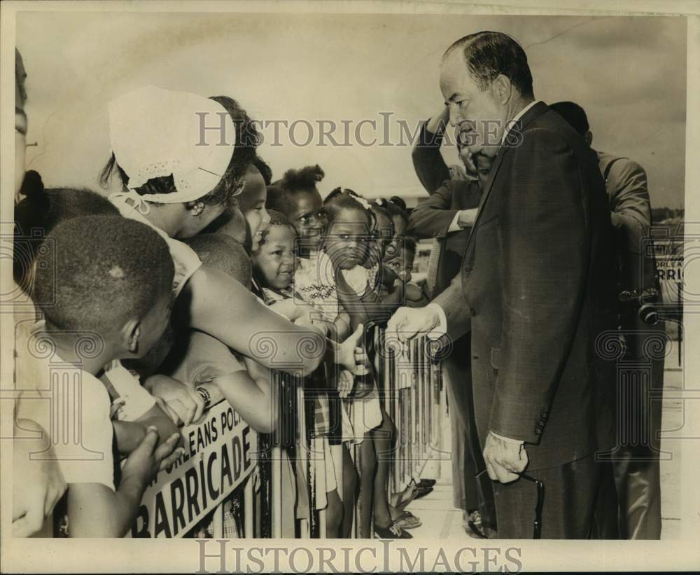 1966 Vice President Hubert H. Humphrey in New Orleans - Historic Images