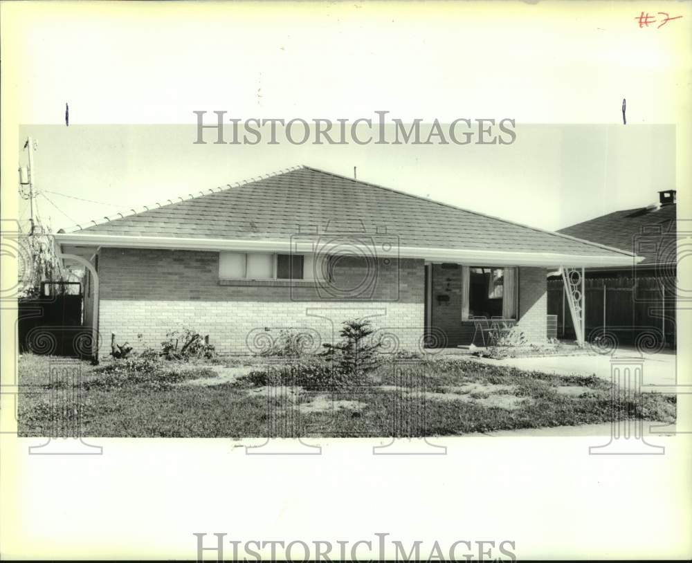 1989 Sold Home at 1005 Rowley Boulevard, Arabi, Louisiana - Historic Images
