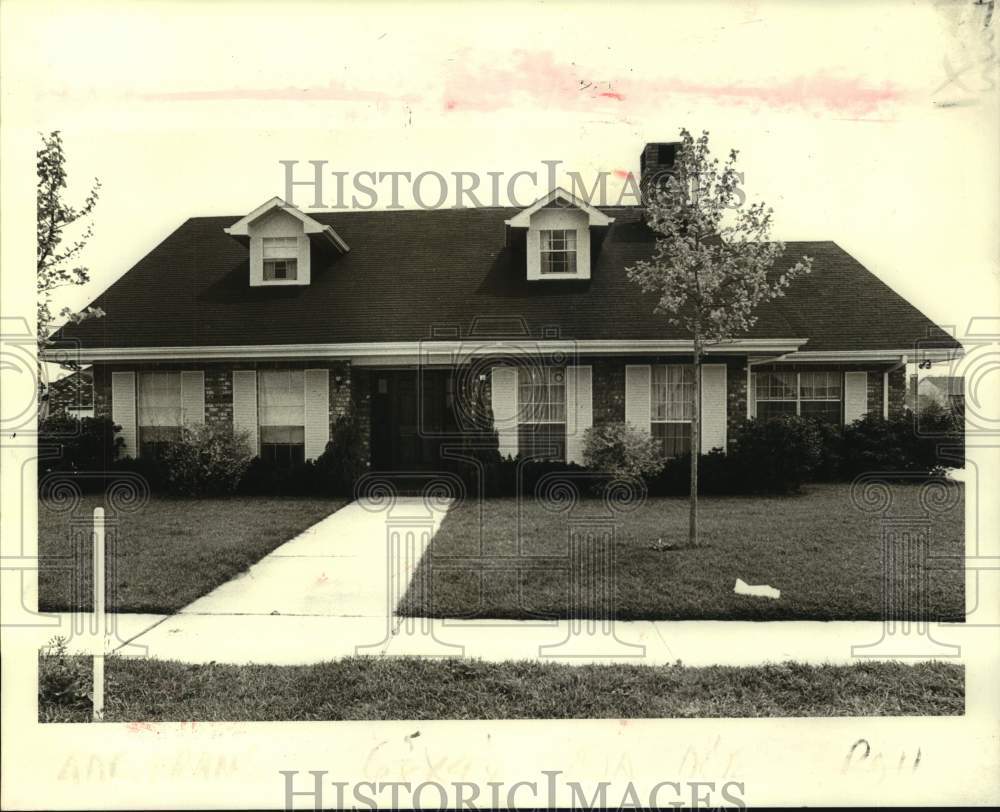 1981 Cape Cod Style Home at 14 Olympic Street, Kenner, Louisiana - Historic Images