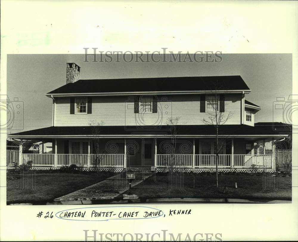 1985 Housing - House at #26 Chateau Pontet, Canet Drive in Kenner - Historic Images