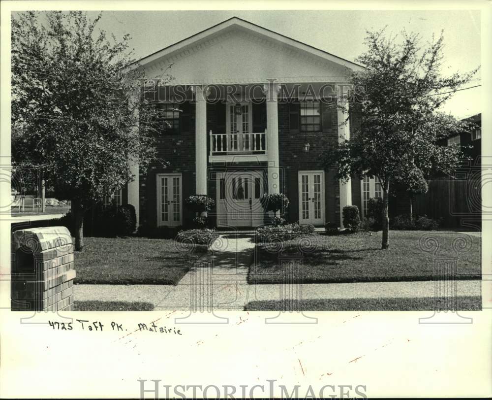 1984 Property at 4725 Taft Park in Metairie sold for $240,000 - Historic Images