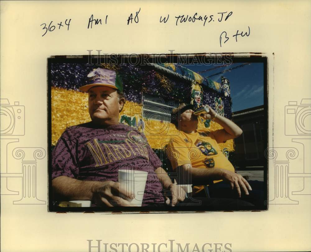 Press Photo Kenny Ducoti and Dan Hughes of Metairie, Louisiana - nob39945 - Historic Images
