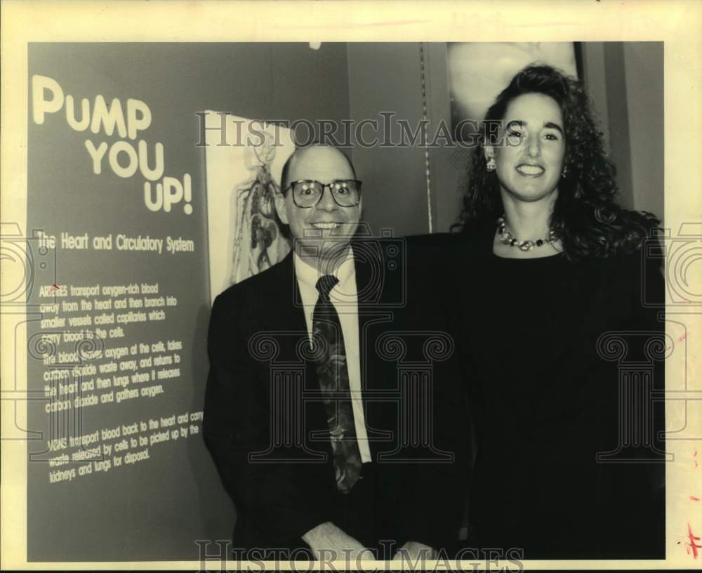 1992 Lewis Hughes, Tammy Cleary attend CHNO Event - Historic Images