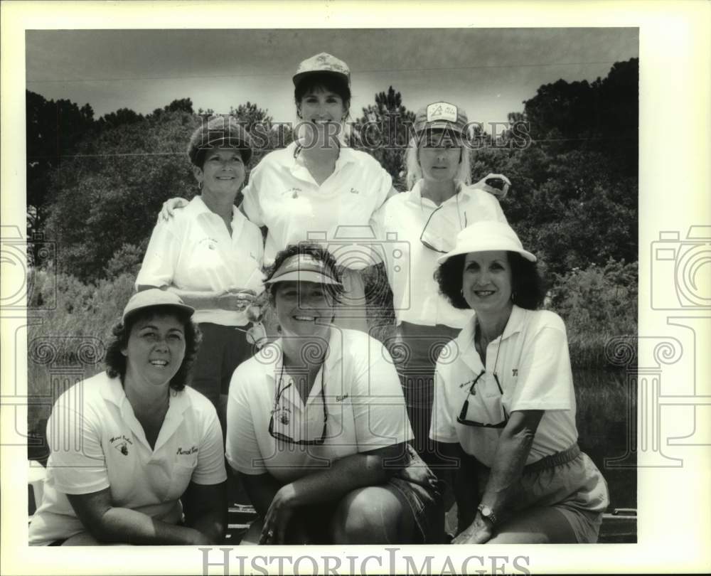 1991 The Marsh Babies Bass Club contestants,  Kelly Robichaux won - Historic Images