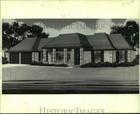 1982 Houses built in Lake Village Estates at Gause Road in Slidell - Historic Images