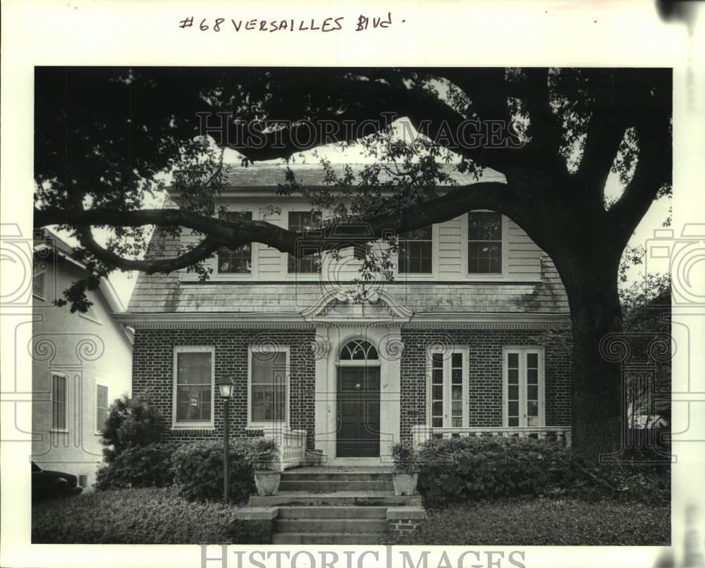 1985 Property at 68 Versailles Boulevard in New Orleans - Historic Images