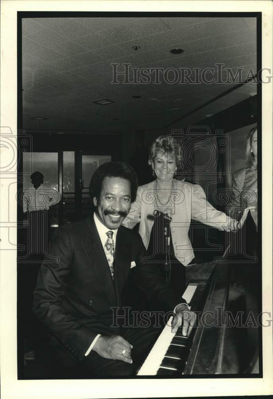 1990 Press Photo Ya/Ya - Alan Toussaint, Rosemary James - Historic Images