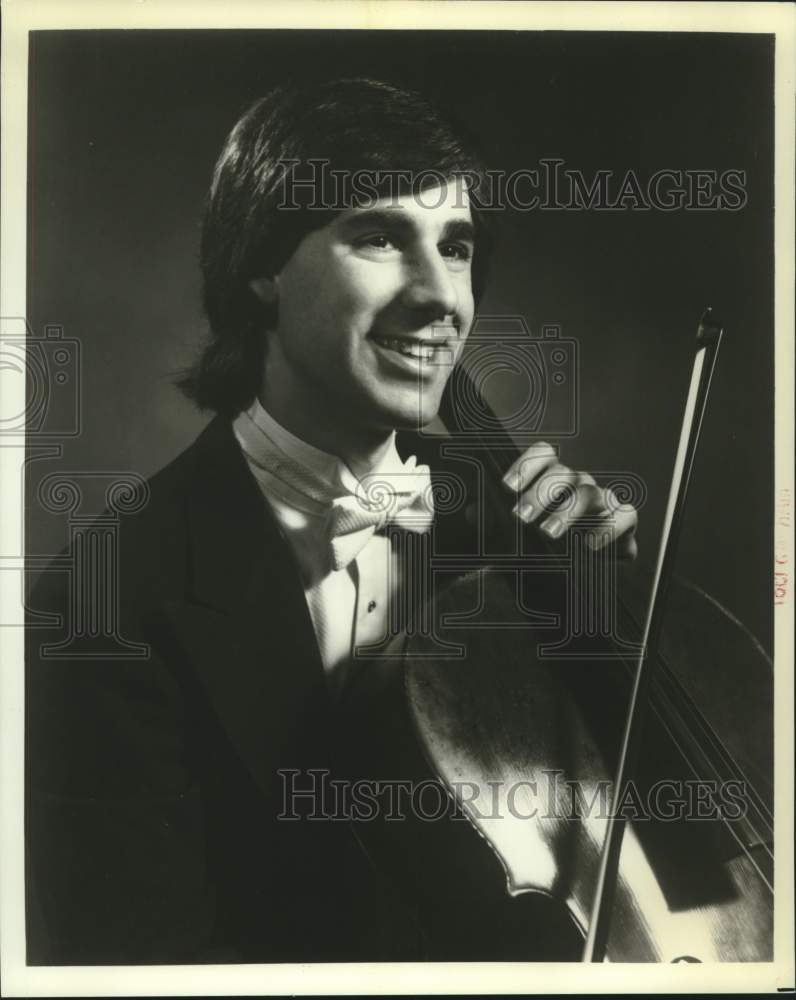 1987 Press Photo Claudio Jaffe, Brazilian cellist - Historic Images