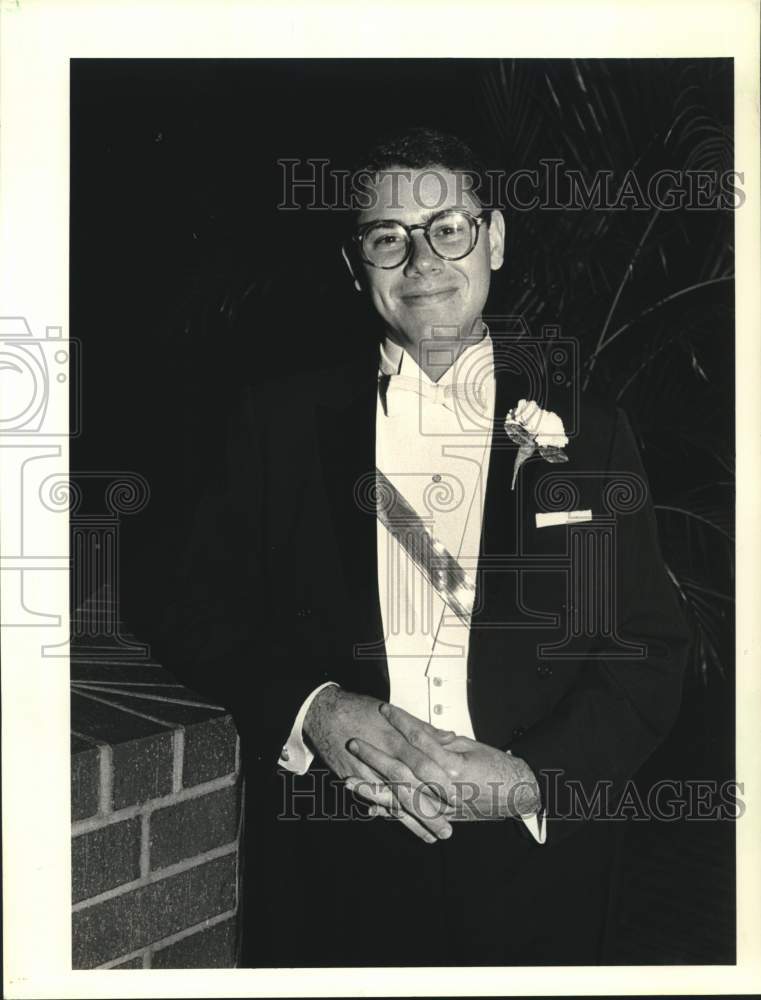 1988 Press Photo Philip E. James III - Bachelors Club - Historic Images