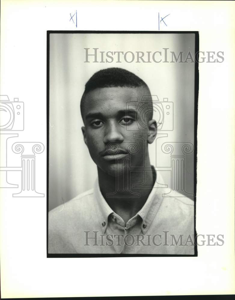 1993 Press Photo Basketball player Leon Jacquet - Historic Images