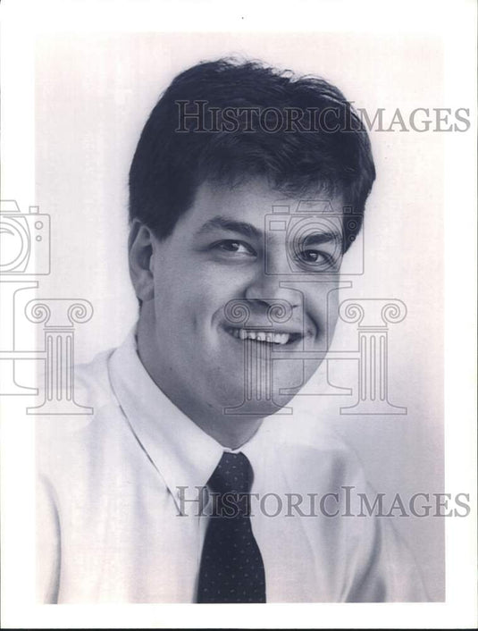 2000 Press Photo Jeff Jacoby, Editorial Writer- The Boston Globe - Historic Images